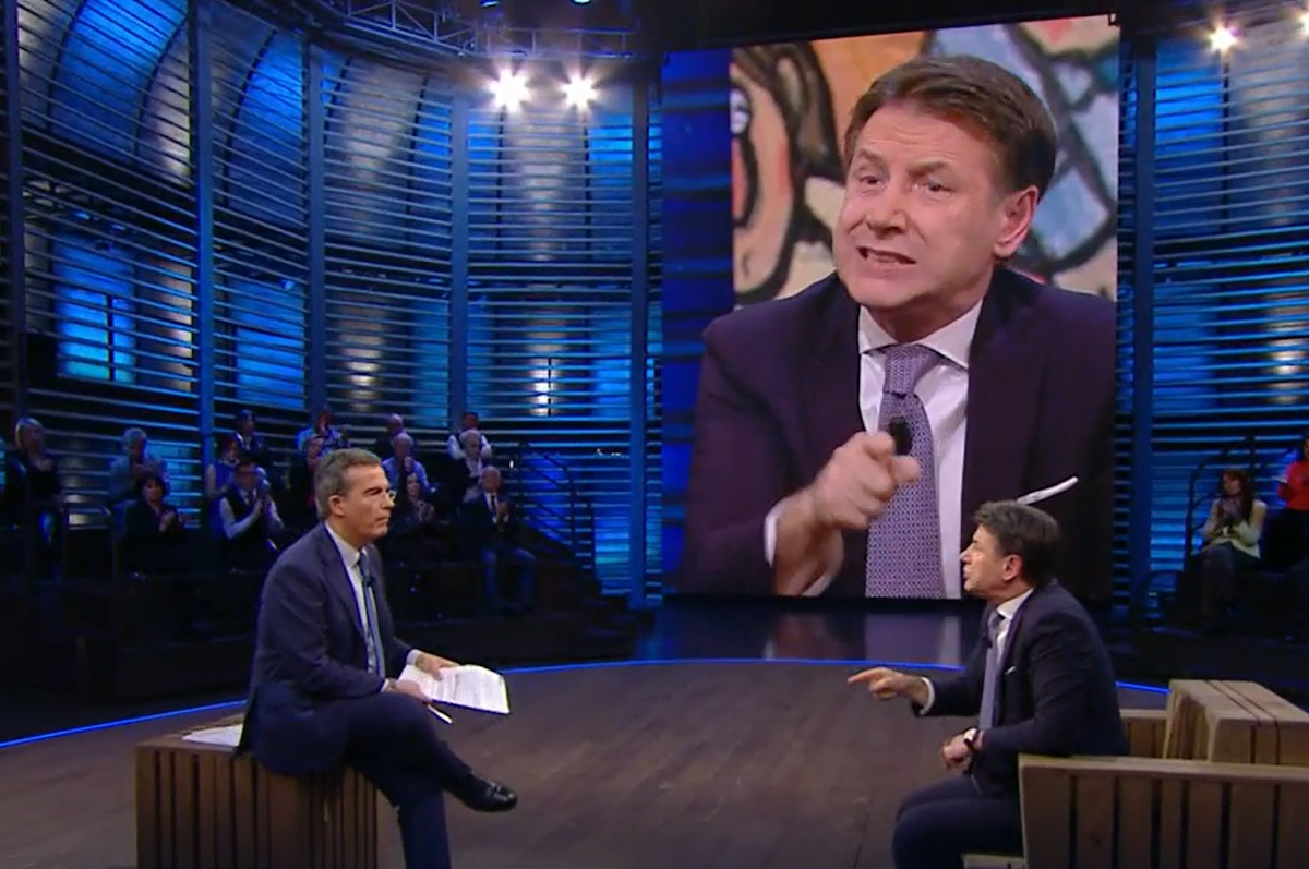 Ascolti tv: Di Martedì con Conte tocca il 10%, Berlinguer fa la metà Ascolti tv: Di Martedì con Conte tocca il 10%, Berlinguer fa la metà