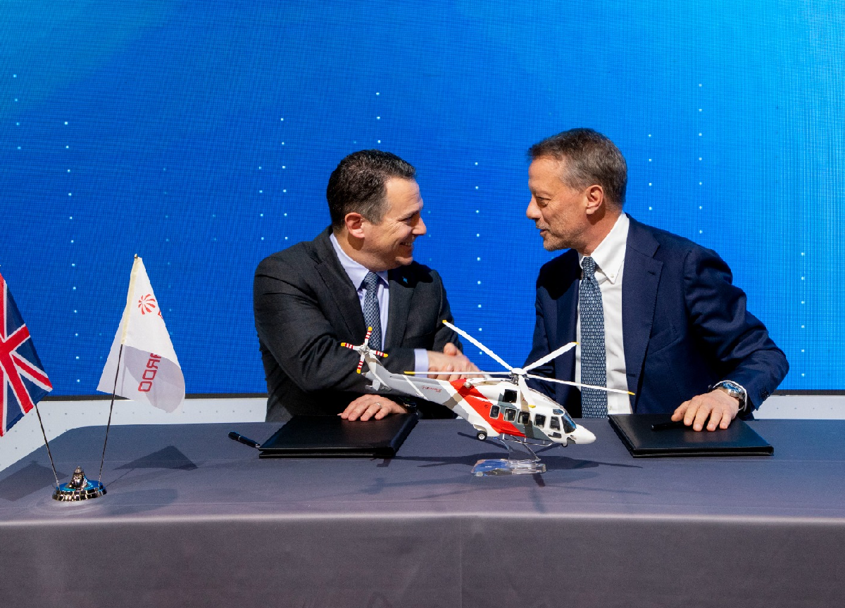 Leonardo: nuovo accordo quadro con Bristow per l’AW189 Leonardo: nuovo accordo quadro con Bristow per l’AW189