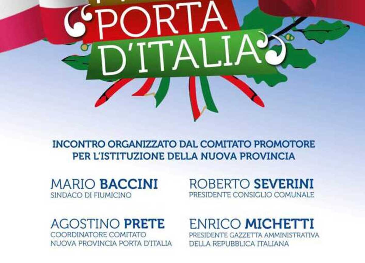 “Nuova Provincia Porta d’Italia”, a Fiumicino prove tecniche di “secessione” “Nuova Provincia Porta d’Italia”, a Fiumicino prove tecniche di “secessione”