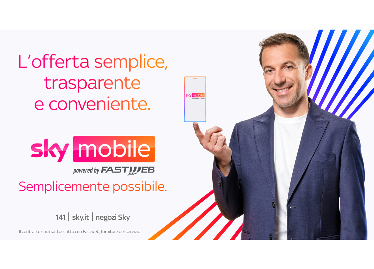 Sky Mobile, Alessandro Del Piero è il testimonial del nuovo spot Sky Mobile, Alessandro Del Piero è il testimonial del nuovo spot