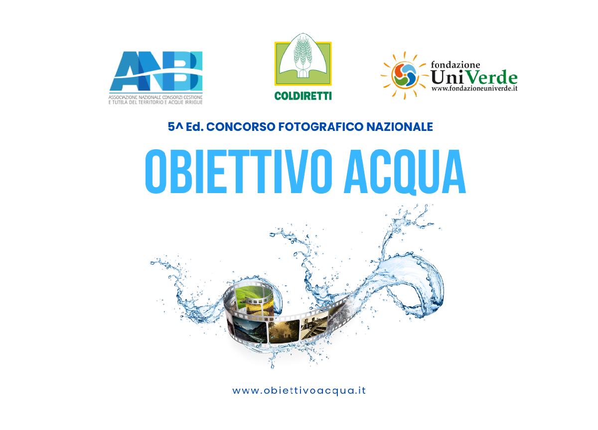 ANBI, Coldiretti e Univerde promuovono il concorso fotografico Obiettivo Acqua ANBI, Coldiretti e Univerde promuovono il concorso fotografico Obiettivo Acqua