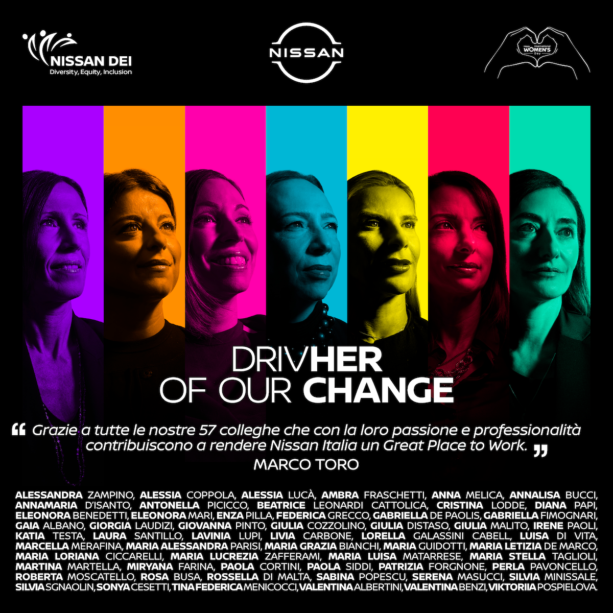 Nissan Italia: 35% donne, leader in diversità e inclusione Nissan Italia: 35% donne, leader in diversità e inclusione