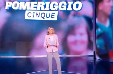 Ascolti tv, Myrta Merlino con Pomeriggio Cinque supera il 17% di share
