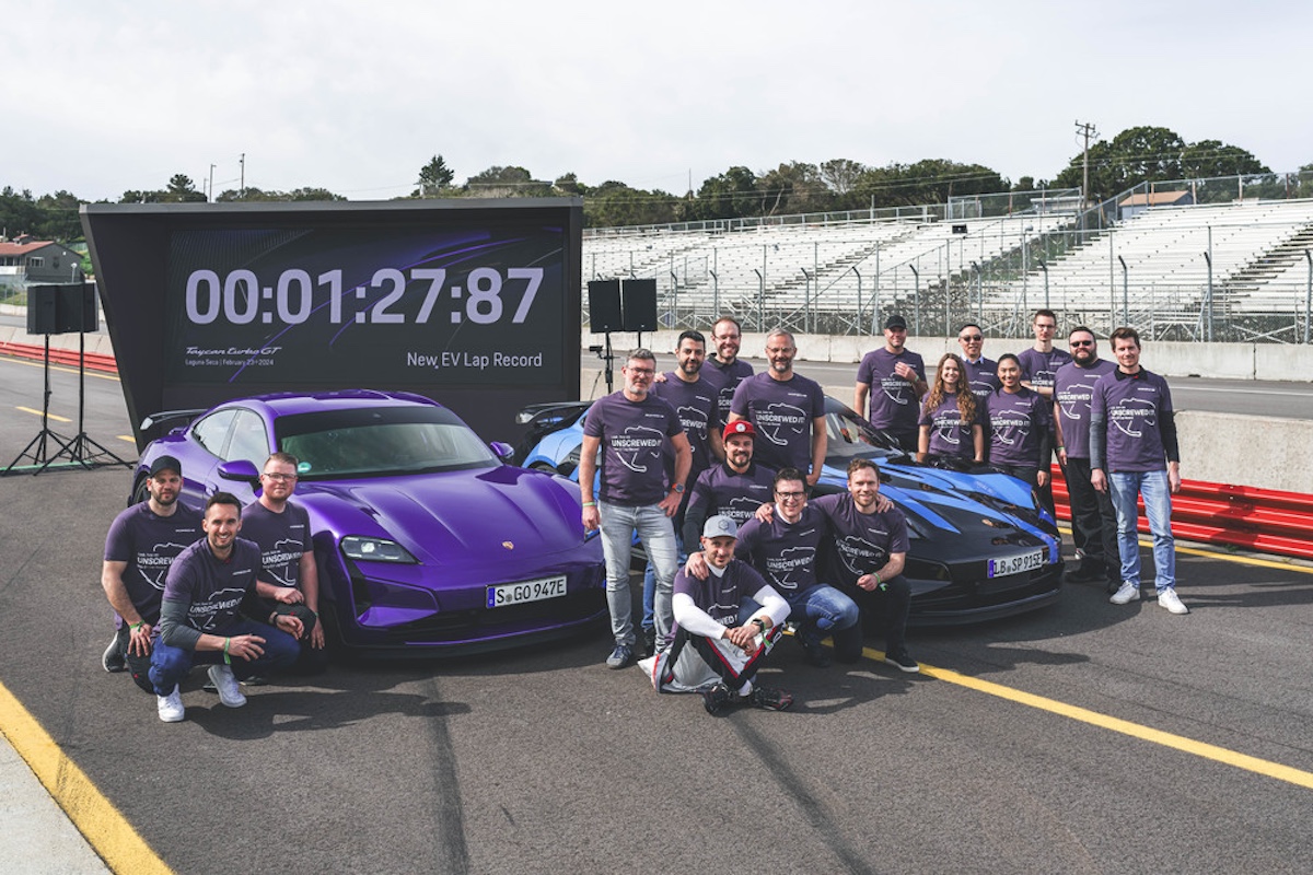 Porsche Taycan Turbo GT,  tempi record a Laguna Seca e Nürburgring
