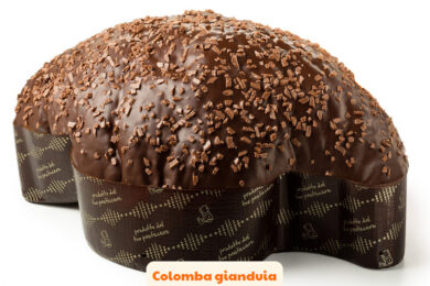 Pasqua 2024, colomba pere e cioccolato e col Vin Recioto DOCG