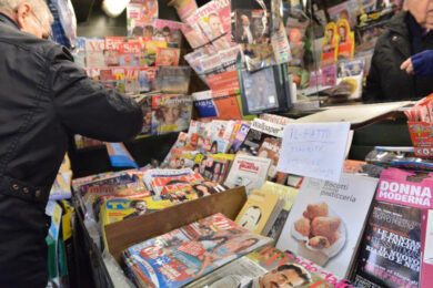 Pubblicità della stampa crolla su quotidiani, settimanali e mensili. I dati