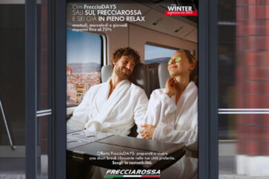 Stazioni di servizio usate come spazi adv, la stop experience di Urban Vision per Trenitalia