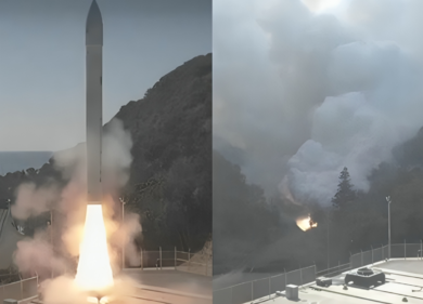 Che flop, razzo giapponese esplode poco dopo il lancio: video dell’incidente