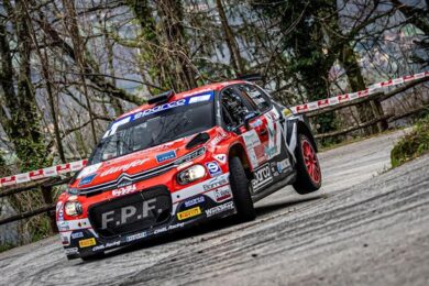 Crugnola-Ometto dominano la prima qualifying stage al 47° Rally il Ciocco