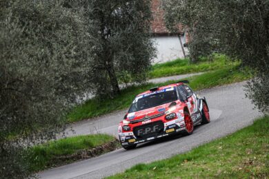 Rally Il Ciocco 2024: Crugnola e Ometto in testa dopo il primo giorno