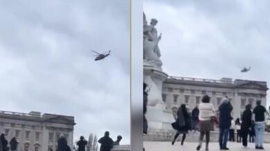 “Re Carlo è morto?”: spunta il video di un elicottero