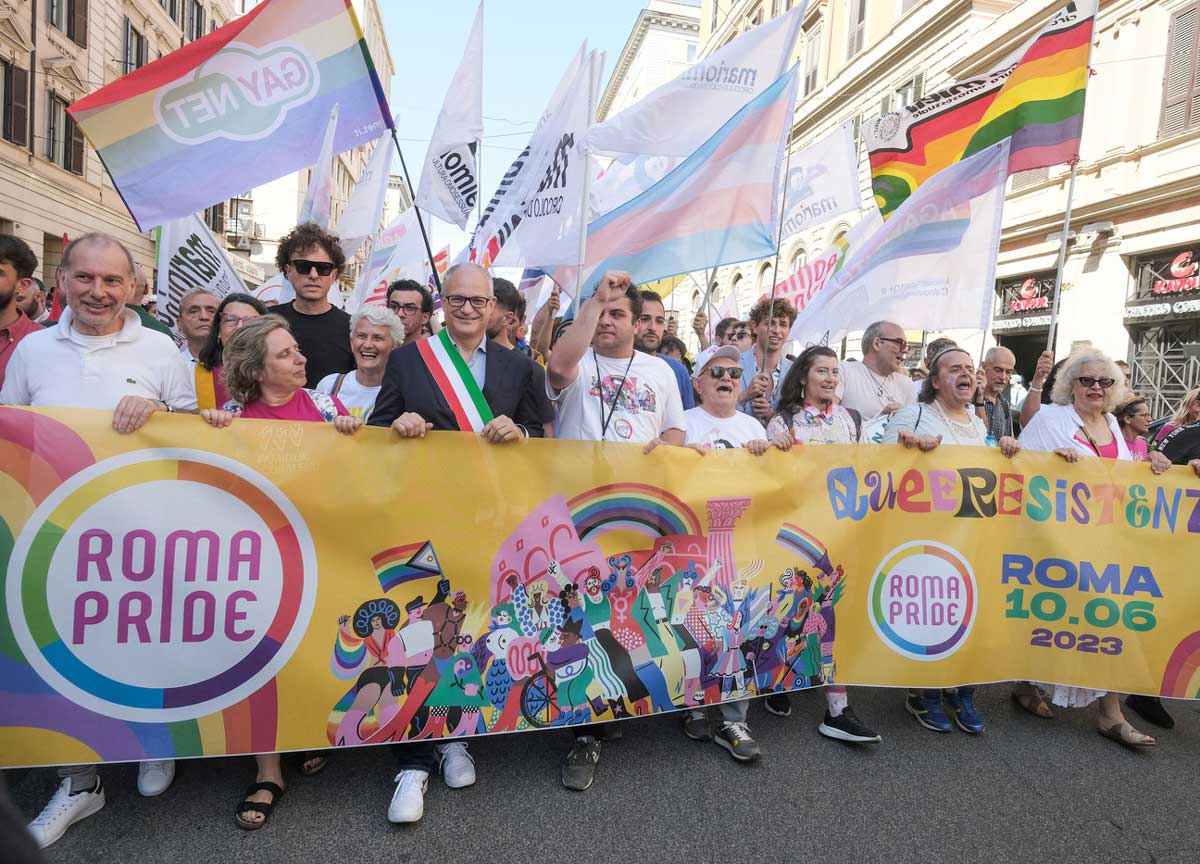 Gay Pride e Regione Lazio, il Mario Mieli: “Useremo il simbolo a testa in giù”