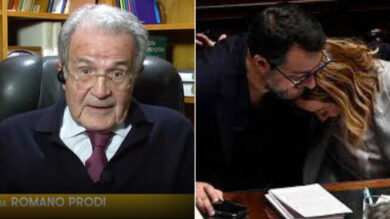 Abbraccio Meloni-Salvini, Prodi: “Significa comando io, piantala di rompere..”