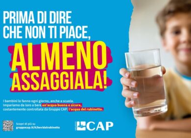 World Water Day, Gruppo CAP: acqua del rubinetto ok per 8 cittadini su 10