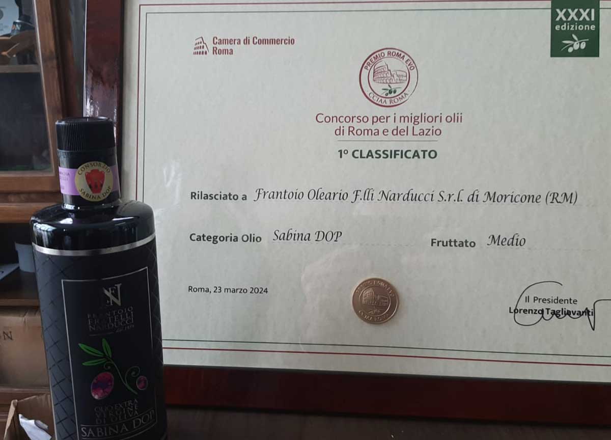 Olio, ecco i migliori del Lazio: la premiazione della Camera di Commercio Olio, ecco i migliori del Lazio: la premiazione della Camera di Commercio