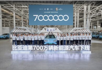 BYD, prodotti 7 Milioni di veicolo a nuova energia