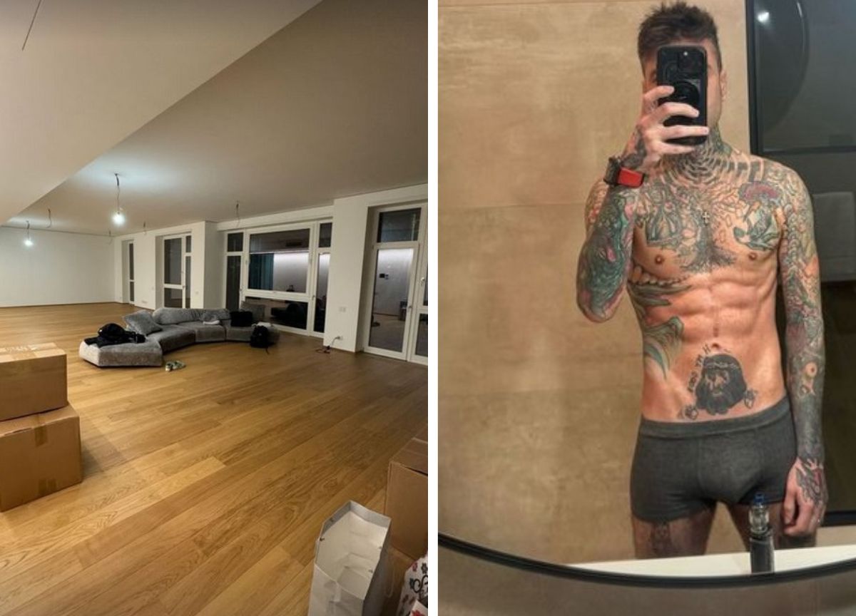Fedez nel nuovo appartamento dopo la separazione da Chiara Ferragni Fedez nel nuovo appartamento dopo la separazione da Chiara Ferragni