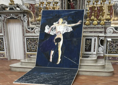 Carpi, accoltellato in chiesa l’autore di una mostra blasfema Andrea Saltini