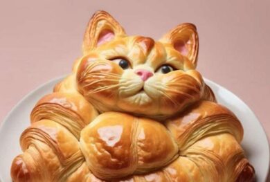 La nuova moda che spopola in Rete: tutti pazzi per i gatti-croissant
