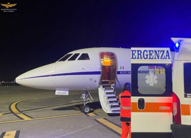 Bimba italiana ricoverata a Phuket trasferita in volo a Roma dall’Aeronautica