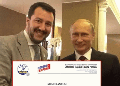 Russia, la Lega: “L’accordo con il partito di Putin non ha più valore”