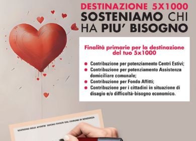 Comune di Noci destina il 5×1000 a sostegno delle attività comunali