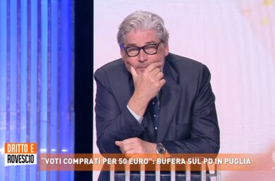 Ascolti tv, Del Debbio sfonda il tetto del 7% di share e batte Formigli