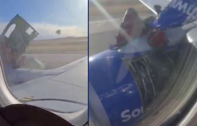 Boeing 737 perde copertura del motore in fase di decollo: panico a bordo