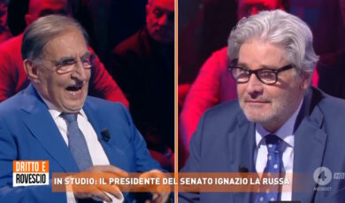 Ascolti tv, Del Debbio fa bene anche di domenica. Brindisi surclassato