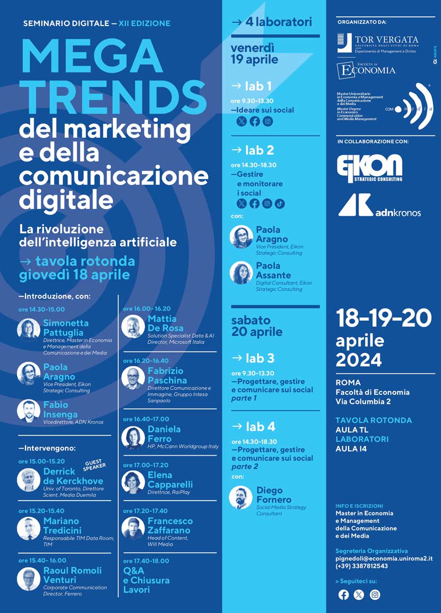 Tsunami Intelligenza artificiale: all’Uni Tor Vergata paure e opportunità Tsunami Intelligenza artificiale: all’Uni Tor Vergata paure e opportunità