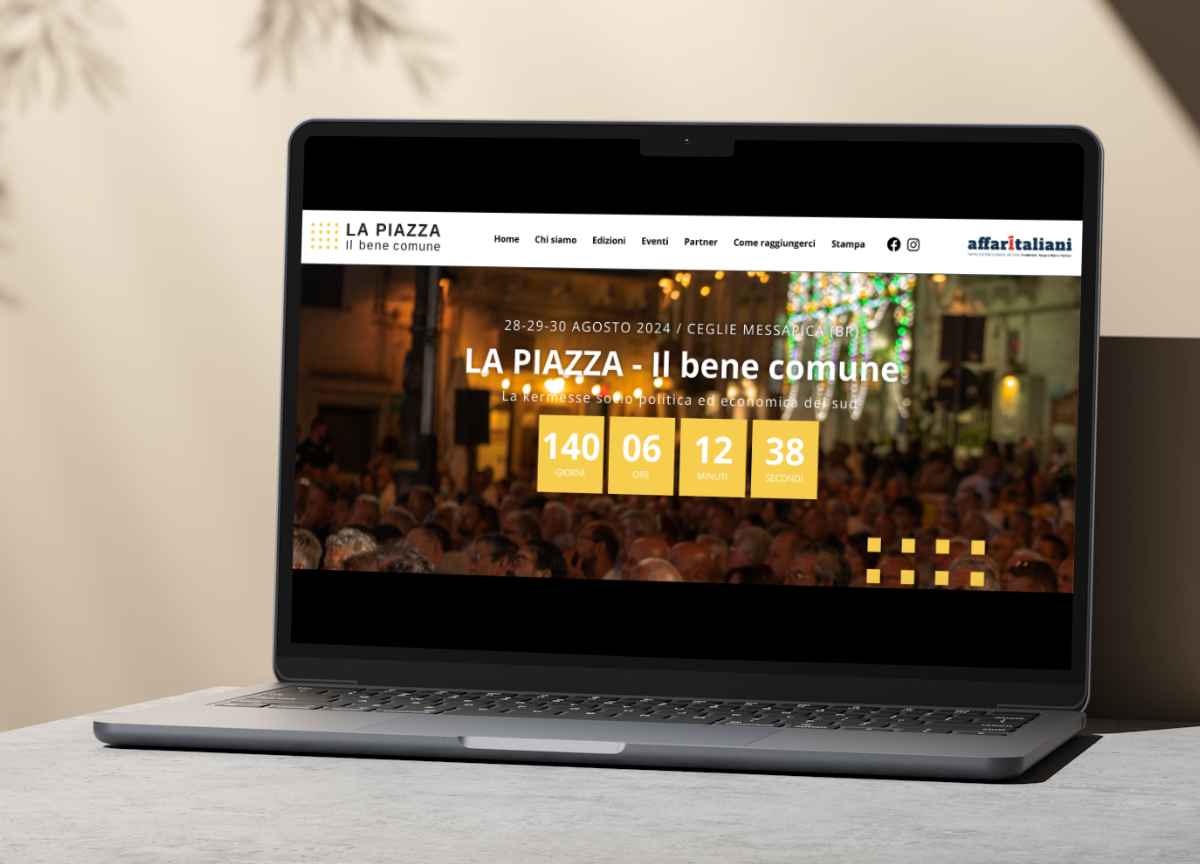 LA PIAZZA: lanciato il nuovo sito web per raccontare il futuro della kermesse LA PIAZZA: lanciato il nuovo sito web per raccontare il futuro della kermesse