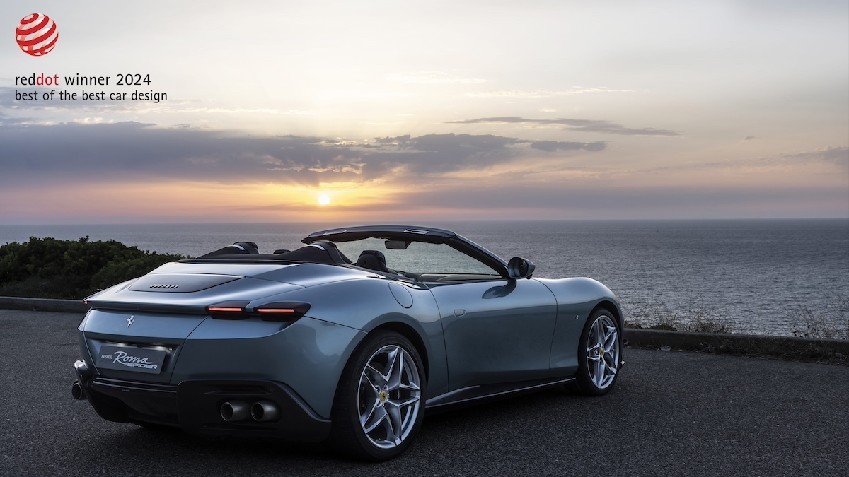 Ferrari trionfa fa ai Red Dot Awards 2024 con la Roma Spider