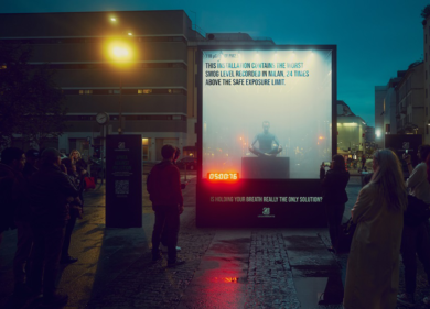 Legambiente, ospitata a Milano la performance “Apnea Against Pollution”
