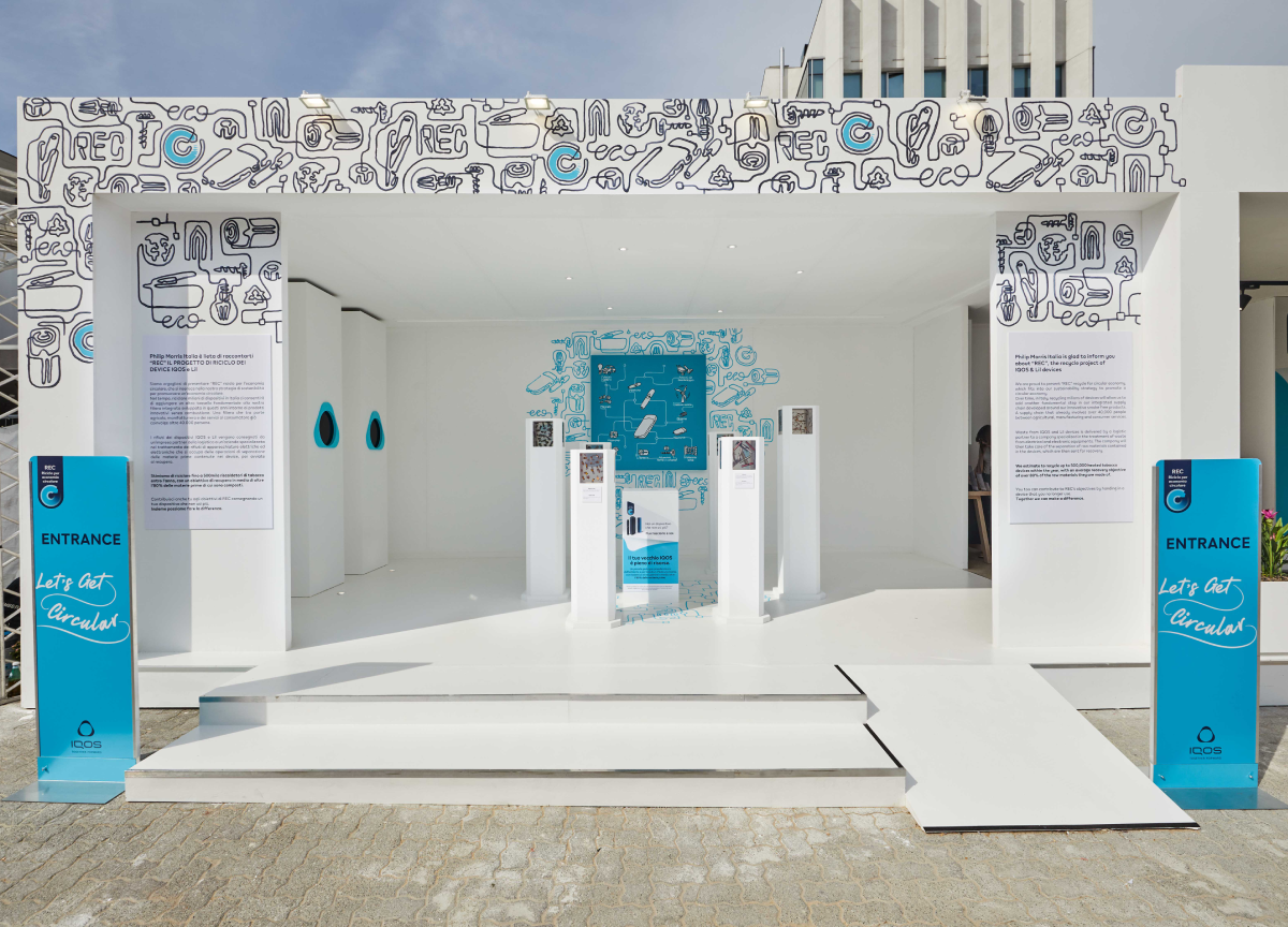 MDW, IQOS inaugura la Lounge che racconta il programma di economia circolare