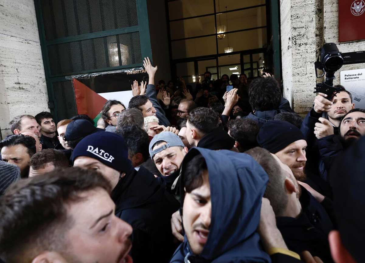 Guerra a Gaza, tensioni alla Sapienza. Gli studenti: “Qui fermati e feriti”