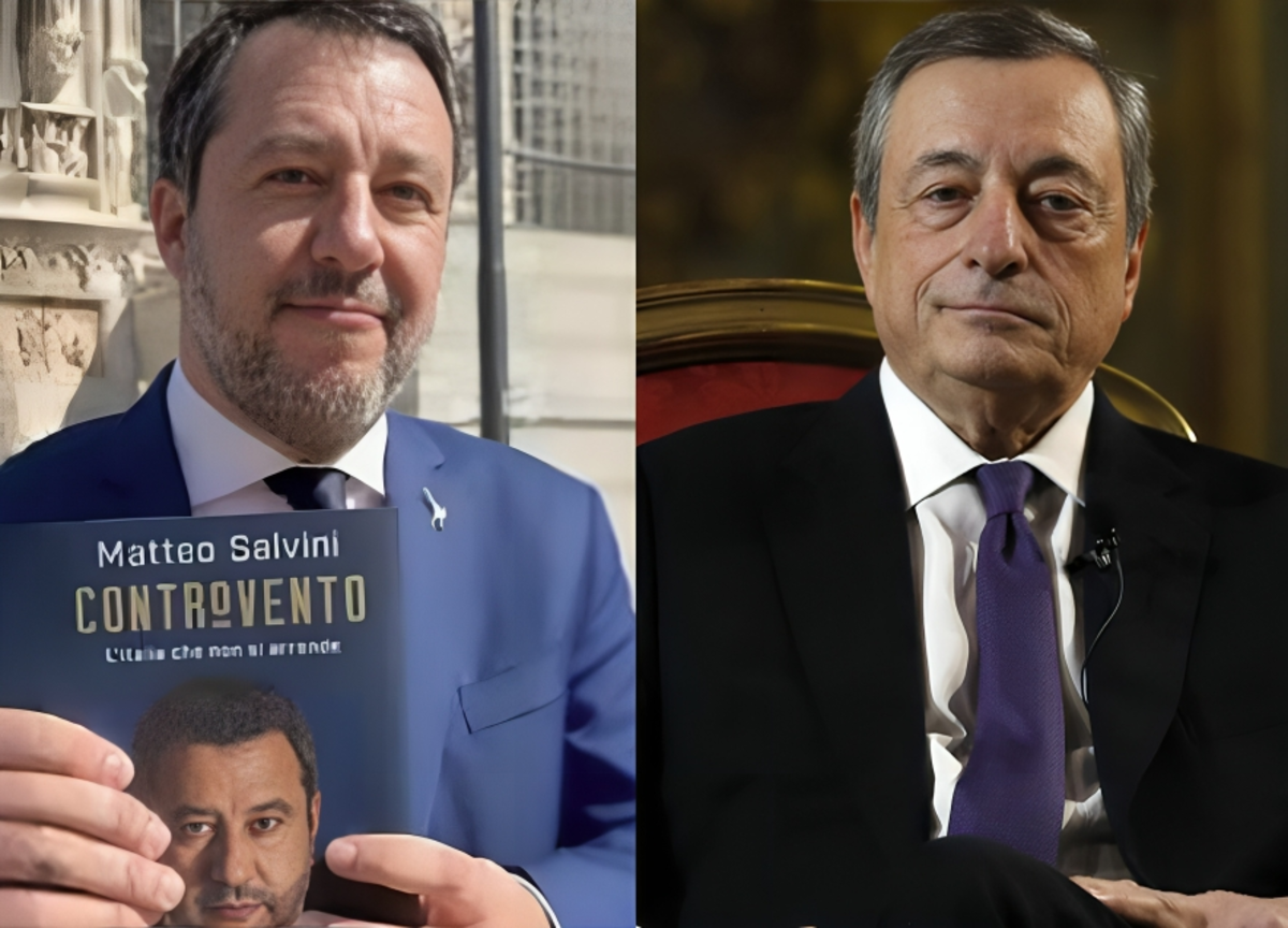 Salvini spara su Draghi. Mossa contro Mario (e anti-Meloni) alla guida dell’Ue Salvini spara su Draghi. Mossa contro Mario (e anti-Meloni) alla guida dell’Ue