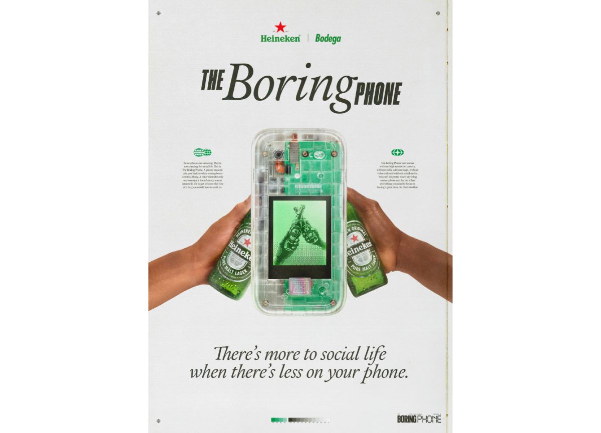 Heineken e Bodega, lanciato insieme a LePub “The Boring Phone” Heineken e Bodega, lanciato insieme a LePub “The Boring Phone”