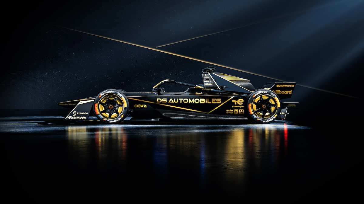 DS E-TENSE FE23 in Nero e Oro per l’E-Prix di Monaco DS E-TENSE FE23 in Nero e Oro per l’E-Prix di Monaco