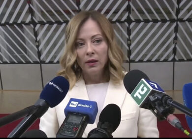 Meloni: “Draghi in Ue? Filosofia. Spero in un’Europa diversa”