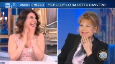 Gruber nei panni del comico Lillo: il siparietto esilarante con Cucciari