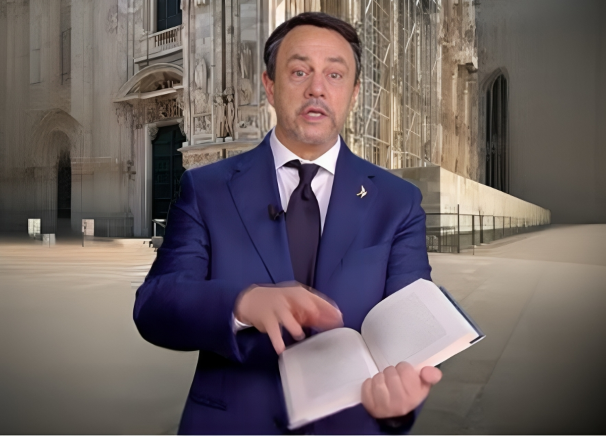 Crozza/Salvini parla del suo libro “Controvento”: «Su 200 pagine 190 sono gli insulti di Bossi» Crozza/Salvini parla del suo libro “Controvento”: «Su 200 pagine 190 sono gli insulti di Bossi»