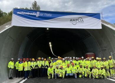 A14 Bologna Taranto, ASPI: apre al traffico la galleria Colle Marino nord