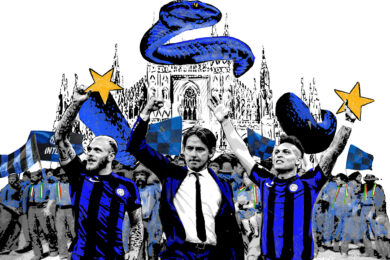Inter, lo scudetto della seconda stella diventa un’opera d’arte (moderna)