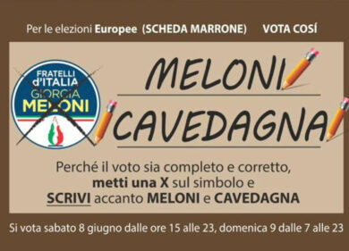 Meloni candidata, ecco i volantini. Militanti sicuri. Il caso Cesenatico