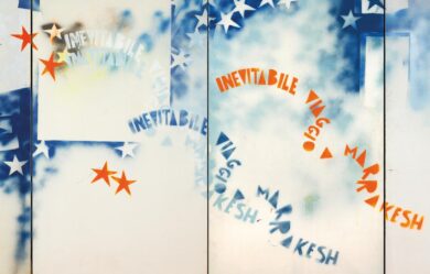 “Compagni in un’oasi sotto il cielo stellato”, mostra di Schifano a Spazio Roseto, con due capolavori mai esposti e pubblicati