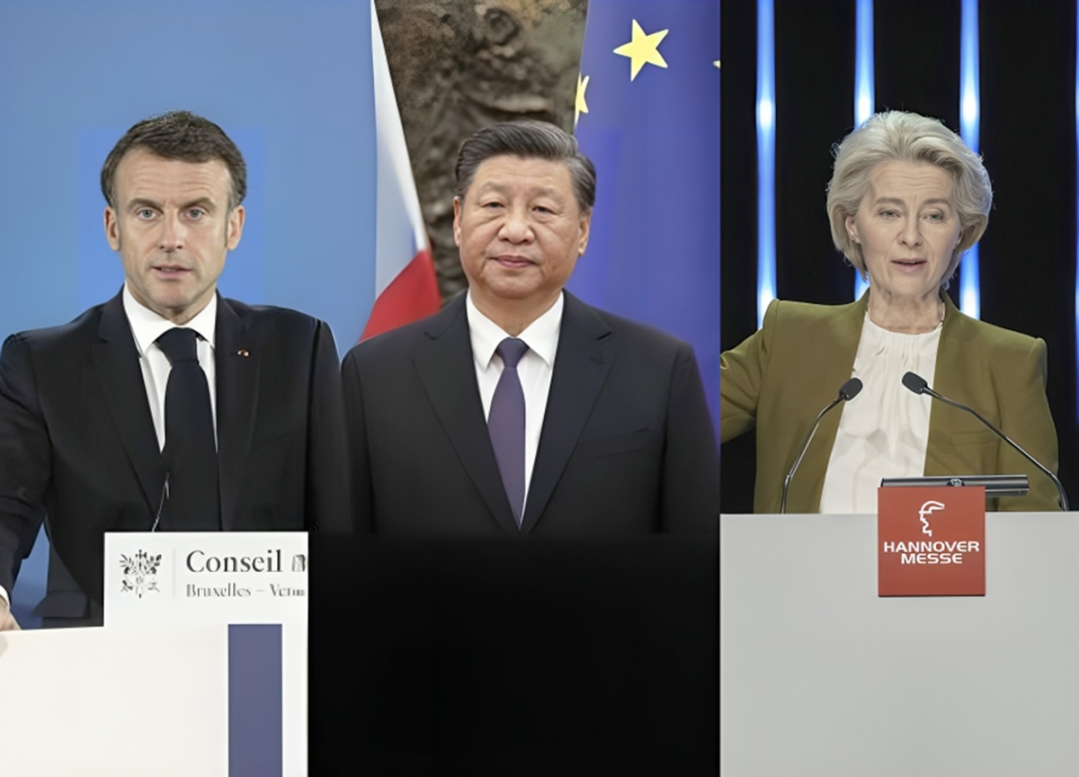 Ue, von der Leyen a Parigi per il trilaterale con Macron e Xi Ue, von der Leyen a Parigi per il trilaterale con Macron e Xi