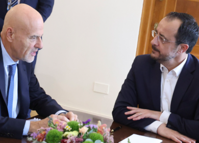 Eni, il Presidente della Repubblica di Cipro incontra l’AD Descalzi