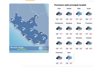 Le previsioni meteo del 1° maggio: temporali e schiarite fino al weekend