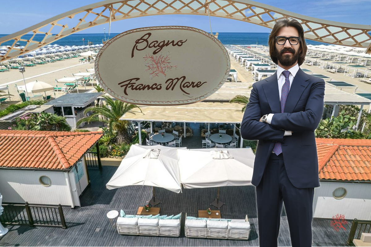 Del Vecchio jr “bagnino di lusso”: 4,5 mln nello storico lido “Franco Mare” Del Vecchio jr “bagnino di lusso”: 4,5 mln nello storico lido “Franco Mare”