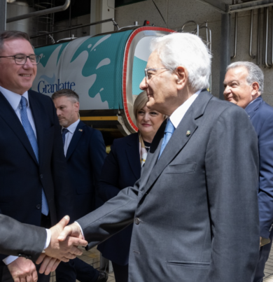 Granarolo: Mattarella in visita in due unità produttive di Castrovillari